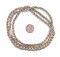 Silver Bicone Beads - Full Strand of Ethiopian Metal Beads - The Bead Chest (6 x 5mm, Silver)